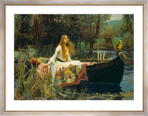 The Lady of Shalott, 1888 John William Waterhouse Lady Of Shalott, The Lady Of Shalott, John William Waterhouse, Francisco Goya, Vintage Boats, Faux Painting, Boat Art, Art Masters, Iron Art