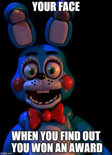 Funny Fnaf, Toy Bonnie, Memes Hilarious, Fnaf Memes, The Story, Memes, Funny