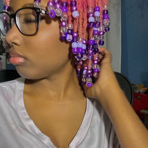 Pink Locs, Locs, Pastel Pink, Natural Hair, Hair Inspiration, Natural Hair Styles, Crown Jewelry, Pastel, Hair Styles