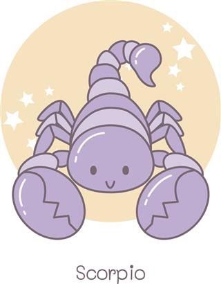 Scorpio Cartoon Characters, Cartoon Scorpion Tattoo, Cute Scorpion Drawing, Chibi Scorpion, Scorpio Cartoon, Scorpio Animal, Scorpio Drawing, Scorpio Child, Zodiac Signs Pictures