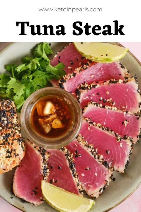 Elevate your dining experience with Tuna Steak! Enjoy the perfect blend of seared goodness and tender, flavorful fish that's sure to tantalize your taste buds. A dish that's both elegant and satisfying. Seared Ahi Tuna Steak, Seared Tuna Steak, Fresh Salmon Patties, Seared Ahi Tuna Recipe, Tuna Steak Recipe, Ahi Tuna Steak Recipe, Ahi Tuna Recipe, Seared Tuna Steaks, Seared Ahi Tuna