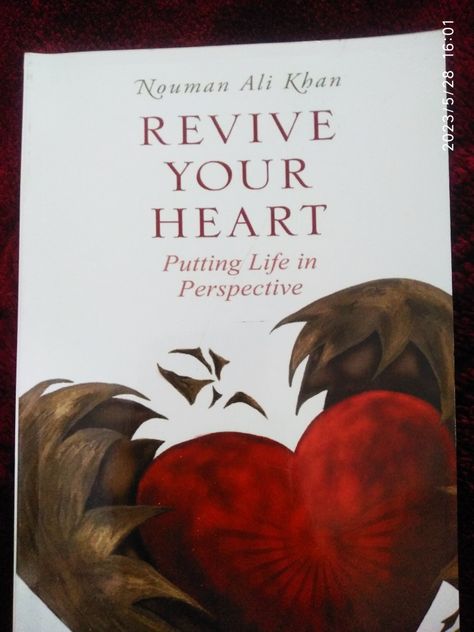 “Revive Your Heart is a call for spiritual renewal and an invitation to have a conversation with one of the world’s most recognizable voices on Islam, Nouman Ali Khan. This collection of essays is disarmingly simple, yet it challenges us to change. To revise our actions, our assumptions and our beliefs so we can be transformed from within, as well as externally.” Revive Your Heart, Nouman Ali Khan, Ali Khan, Reading Recommendations, Quran Verses, A Call, Big Picture, Spirituality, Reading