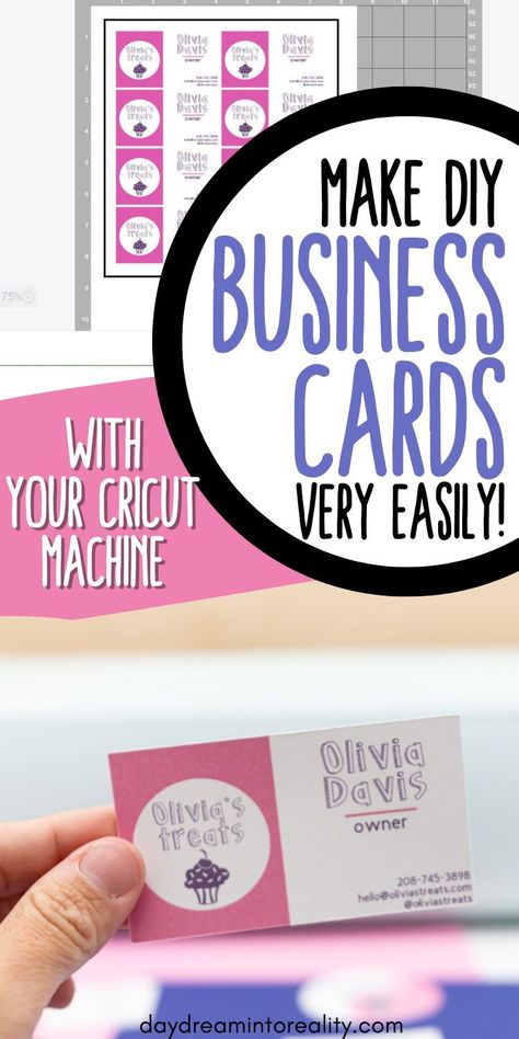 Craft Business Cards Ideas Design, Diy Business Cards Homemade, How To Make Business Cards At Home, Business Card Design Ideas Templates, Business Card Ideas Design, Small Business Cards Ideas, Cricut Business Cards, Free Printable Business Cards, Google Business Card