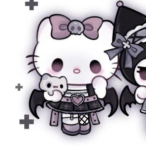 3 people matching pfps :3 | hello kitty | kuromi | my melody Kuromi And My Melody Matching Pfp Couple, Cute Matching Pfp Kuromi And My Melody, Matching Pfps For Best Friends My Melody And Kuromi, Metadinha Hello Kitty E Kuromi, Sanrio Three Matching Pfp, Sanrio Pfp 3 People, Kuromi And My Melody Best Friends, Goth Trio Matching Pfps, Hello Kitty 3 People Matching Pfp