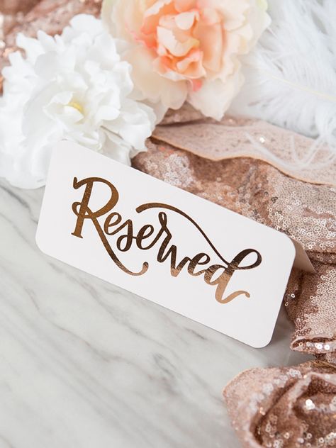 Diy Reserved Signs, Diy Reserved Wedding Signs Table, Reserved Signs For Wedding, Reserved Wedding Signs, Reserved Table Signs, Beach Wedding Reception, Wedding Ceremony Signs, Table Arrangements Wedding, Reserved Signs