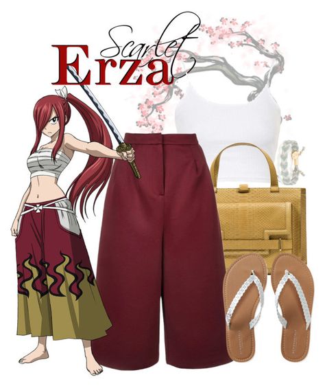 || Erza Scarlet (season 5) ~ Fairy Tail || by miyu-san on Polyvore featuring polyvore fashion style Topshop AÃ©ropostale Ella Rabener Kate Spade clothing Fairy Tail Inspired Outfits, Ezra Cosplay, Erza Scarlet Outfits, Erza Scarlet Aesthetic, Kate Spade Clothes, Chic Black Outfits, Easy Cosplay, Disney Bound Outfits, Fandom Fashion