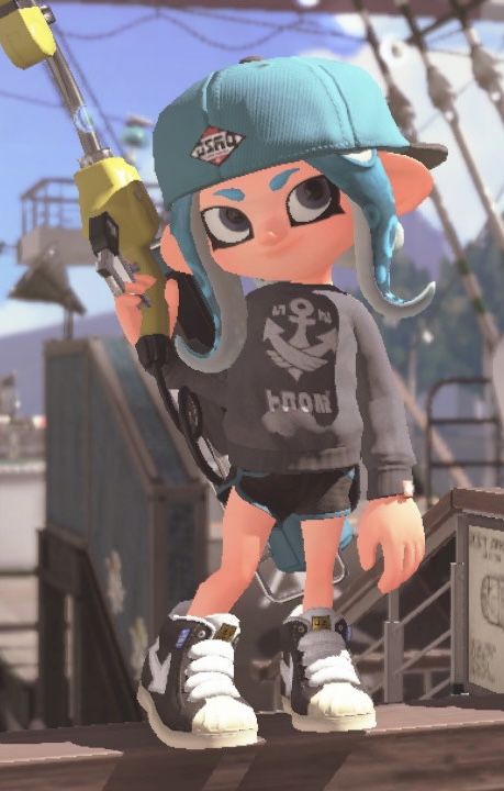 Splatoon Character Design References, Splatoon Charger Poses, Octoling Poses, Splatoon 3 Outfits Ideas In Game, Splatoon Outfits Ideas, Splatoon Outfit Ideas In Game, Splatoon Pose Reference, Splatoon 3 Outfits, Splatoon Outfit Ideas