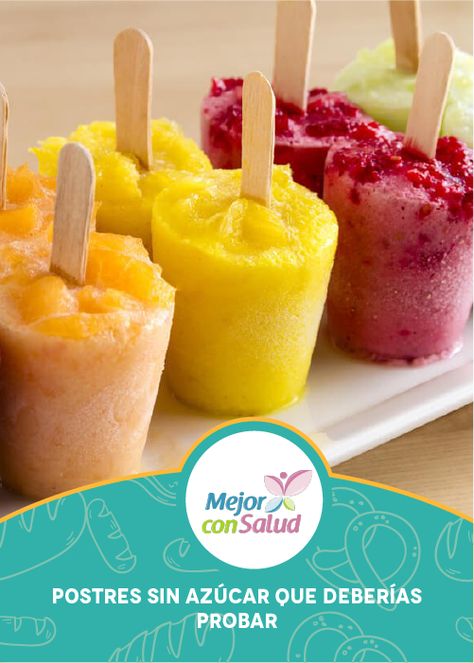 Hay una gran #variedad de #postres sin #azúcar que vale la pena #probar, por ello, te presentamos una selección muy #variada para que tú mismo te decidas a probar uno (aunque seguramente te antojes de algunos más). Ice Pops, Quick Bread, Popsicles, Kids Meals, Nutella, Oreo, Meal Prep, Pineapple, Frozen