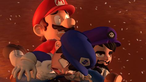 Smg3 X Smg4, Super Meme, Campfire Songs, Snow Overlay, Goofy Pictures, Mario And Luigi, Super Mario Bros, Super Mario, Dumb And Dumber