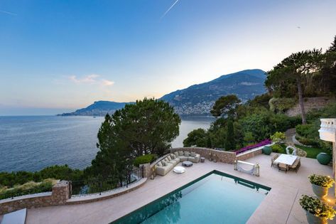 French Villa House, Beach Mansions, Monte Carlo For Sale, French Mansion, French Villa, Garden Levels, 50 Million, Mansions Homes, Bedroom With Ensuite