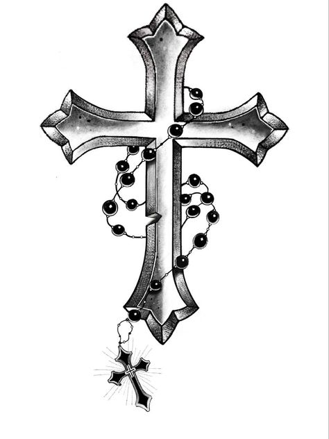 Cross Tattoo Neck, Cross With Wings Tattoo, Crucifix Tattoo, Christus Tattoo, Unique Cross Tattoos, Catholic Tattoos, Cross Drawing, Rosary Tattoo, Whatsapp Wallpapers Hd