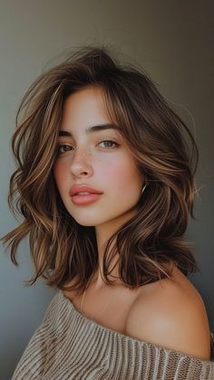 Are you ready to upgrade your look in 2024? Whether you have short, medium, or shoulder-length hair, the right haircut can make a world of difference, especially...😘 Short Haircuts For Frizzy Wavy Hair, Collarbone Length Haircut, Different Hair Cut, Frizzy Wavy Hair, Short Wavy Haircuts, Haircut Inspo, Side Part Hairstyles, Hair Secrets, Chic Hair