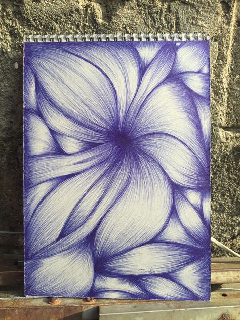 Ballpoint Pen Art, Pen Art Work, Ballpoint Pen Drawing, Blue Pen, Pen Art Drawings, Beauty Art Drawings, Dark Art Drawings, Pen Sketch, Arte Inspo