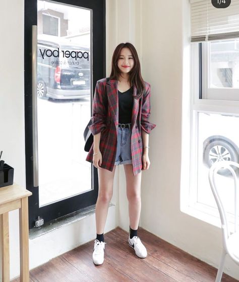 Moda Ulzzang, Mode Ulzzang, Chique Outfit, Korean Casual Outfits, Style Korea, K Fashion, Korean Girl Fashion, Korean Fashion Trends, Ulzzang Fashion