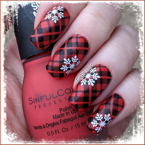 Red Plaid Buffalo Nails #buffalo #nails #plaid #red Snowflake nail design with nail stamping the cold-climate months are proper across the corner, and whether or not you may be going online from domestic for the the rest of 2020 or from time to time venturing into the office, locating the proper wintry weather outfit for paintings is key. But with regards to dressing for much less than applicable conditions, there are some variables one ought to bear in mind. As a result, bouts of concept ma Christmas Nail Stamping Designs, Winter Nail Stamping, Nail Stamping Christmas, Maniology Christmas Nails, Christmas Nails Stamping, Christmas Nail Stamping Ideas, Plaid Nail Stamping, Maniology Stamping Ideas, Nail Stamp Designs