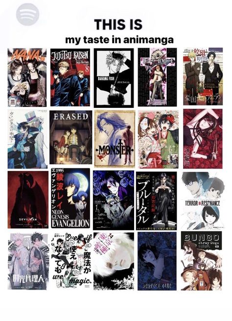 Dark Anime Recommendations List, Underrated Manga, Manga Recommendation, Anime Suggestions, Good Anime Series, Animes To Watch, Good Anime To Watch, Anime Watch, Anime Recommendations