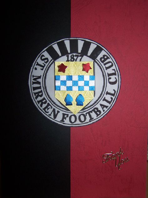 St Mirren card St Mirren, Male Cards, Porsche Logo, Vehicle Logos, Playing Cards, Logos