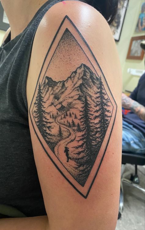 #trailrunning #mountains #running #runningtattoo #tattoo #trailrunningtattoo #mountaintattoo Mountain Running Tattoo, Running Tattoo Ideas, Running Tattoos, Adoption Tattoo, Marathon Tattoo, Wilderness Tattoo, Pnw Tattoo, Running Tattoo, Wrist Tattoo Cover Up