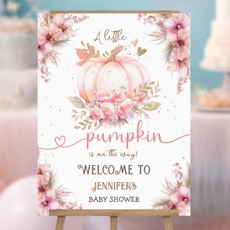 Little Pumpkin Baby Shower Girl Pink Fall Welcome Foam Board Deer Baby Shower Girl, Girl Baby Shower Ideas, Deer Baby Showers, Pink Fall, Art Studio Design, Surprise Baby, Deer Baby, Girl Baby Shower Decorations, Autumn Inspired