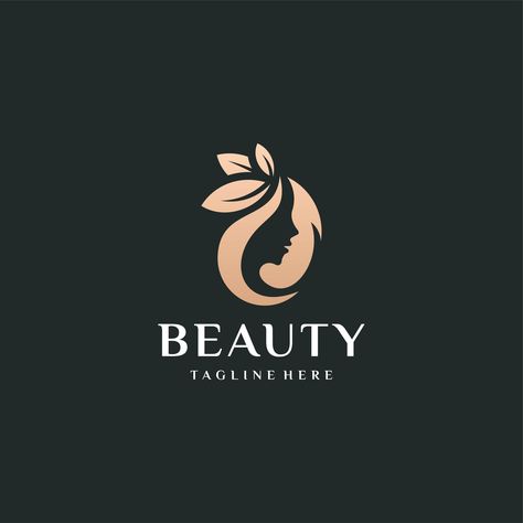 Women Logo Ideas, Shampoo Logo Design, Cosmetics Logo Design Ideas, Aesthetic Clinic Logo, Beauty Salon Logo Design Ideas, Hair Logo Design Ideas, Beauty Clinic Logo, Beauty Products Logo, Vietnam Logo