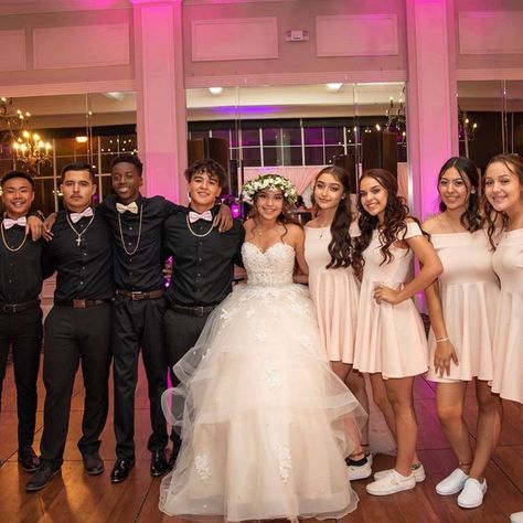 Quinceanera Damas And Chambelanes, Damas And Chambelanes Outfits, Chambelanes Outfits Quinceanera Pink, Quinceanera Outfits, Quince Court Outfits, Quince Chambelanes Outfits, Quinceanera Chambelanes, 15 Party Ideas Quinceanera, Chambelanes Outfits Quinceanera