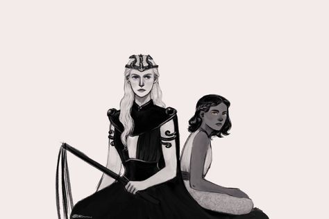 Daenerys And Missandei, Asoiaf Daenerys, Game Of Thrones Books, A Dance With Dragons, Targaryen Art, Asoiaf Art, Hbo Game Of Thrones, Gra O Tron, Game Of Thrones Art