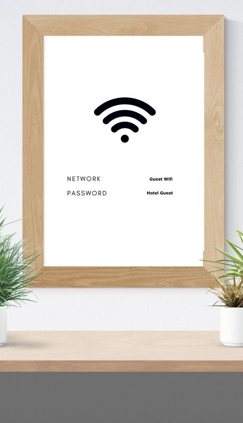 Airbnb Gift Basket Ideas, Wifi Password Ideas, Air Bnb Ideas Decor Living Room, Guest Welcome Baskets, Wifi Password Sign Printable, Wifi Password Printable, Password Printable, Guest Room Essentials, Wifi Password Sign