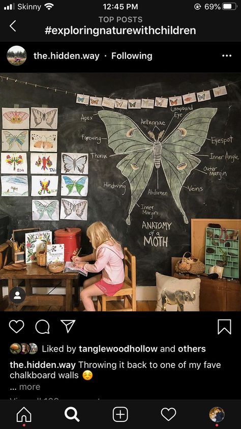 Homeschool Room Decor, Preschool Rooms, Chalk Wall, Homeschool Board, Homeschool Inspiration, Board Wall, Chalkboard Wall, Unschooling, Gremlins