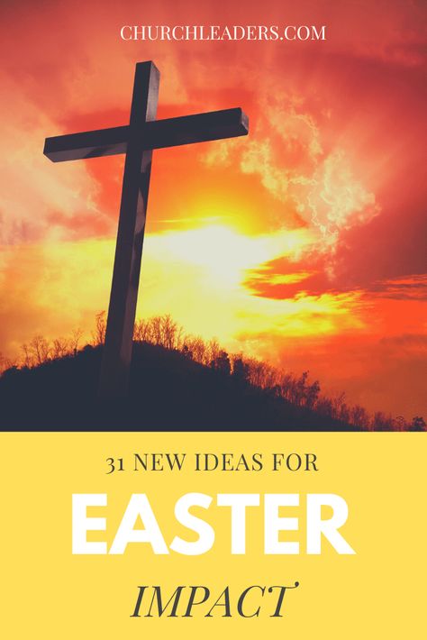 With some pre-planning for your Easter program, you can bring people back whom otherwise you might not see again for another year from Easter. Discover 31 Easter ideas for your church's Easter Sunday impact. #Easter #Easterimpact #Easterchurch #Easterideas Easter Service Ideas Church, Church Easter Ideas, Easter Bulletin Boards For Church, Easter Outreach, Church Poster Ideas, Easter Verses, Easter Sunrise, Easter Scriptures, Outreach Ideas