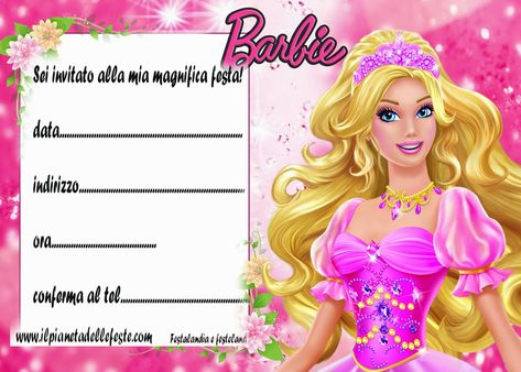 ATTENZIONE PER INGRANDIRE LE IMMAGINI CLICCARE SOPRA ESSE! Per scaricare i contenuti a tema : Clicca sull immagine che ti piac... Free Barbie, Barbie Cartoon, Barbie Theme, Barbie Cake, Barbie Party, Instagram Blog, Rapunzel, Sofia, Aurora Sleeping Beauty