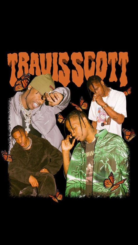 Travis Scott Tshirt Design, Rapper Graphic Design, Old School Rap Aesthetic, Tyler The Creator Wallpaper, Travis Scott Wallpapers, Retro Graphic Design, Iconic Wallpaper, Album Art Design, Tshirt Printing Design