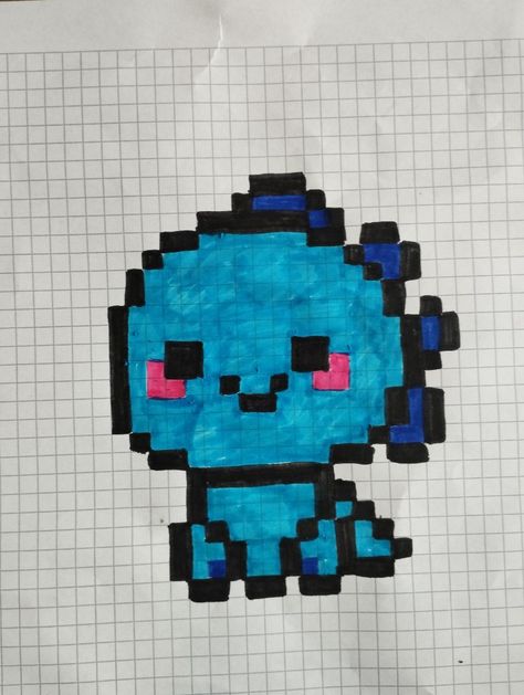 Pixel Art 8x8, Easy Pixel Art, Aesthetic Colors, Art Color, Pixel Art, Art Ideas, Crochet, Blue, Quick Saves