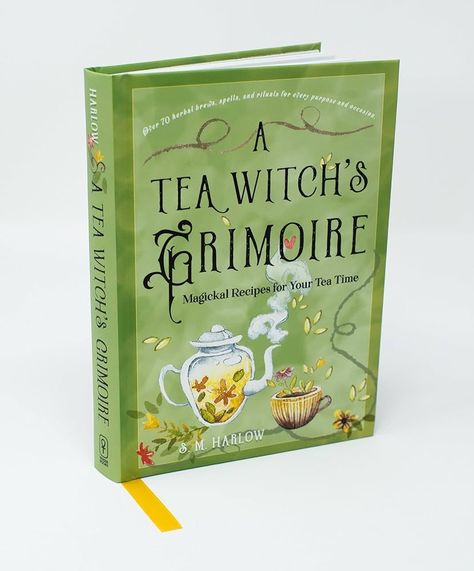 A Tea Witch's Grimoire: Magickal Recipes for Your Tea Time: Amazon.co.uk: S. M. Harlow: 9781578638215: Books Medicinal Teas, Tea Witch, Witchy Books, Liver Bird, Goddess Magic, Magic Tea, Witchy Kitchen, Spells And Rituals, Seattle Coffee