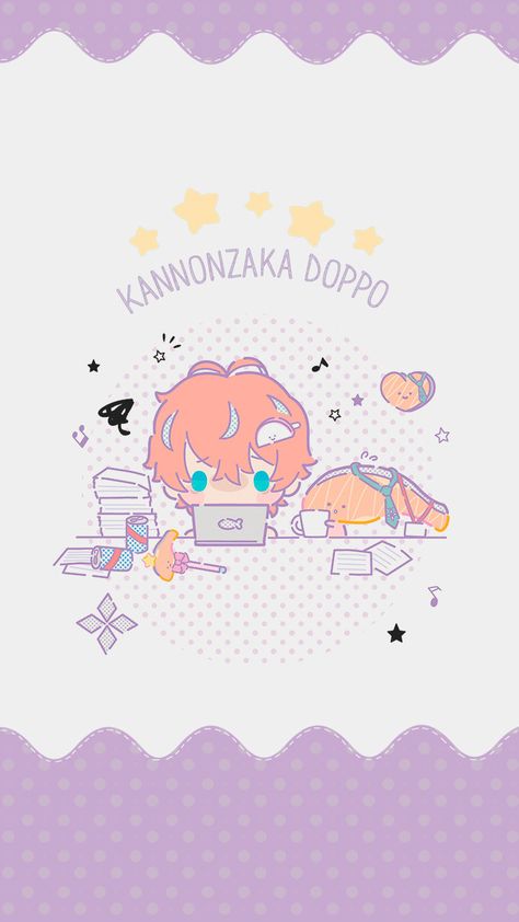 Doppo Kannonzaka Wallpaper, Hypmic Wallpaper, Doppo Kannonzaka, Hi Welcome To Chili's, Hypnosis Microphone, Cute Laptop Wallpaper, Sanrio Wallpaper, Hypnosis Mic, Rap Battle