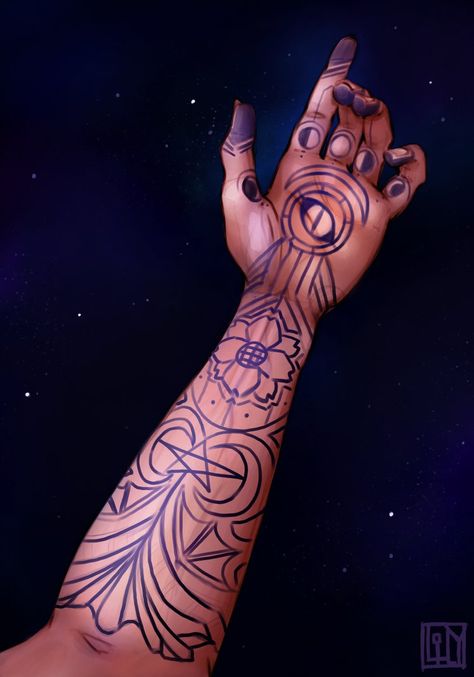 Feyre's Tattoo by LilyLuxe.deviantart.com on @DeviantArt Feyre's Tattoo, Feyre Tattoo, Feyre And Rhysand, A Court Of Wings And Ruin, Sarah J Maas Books, A Court Of Mist And Fury, Sarah J Maas, S Tattoo, Sarah J