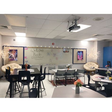 Texas History Classroom, Teachers Lounge Makeover, Theatre Classroom, Flexible Seating Classroom, Sports Theme Classroom, Classroom Decor High School, Diy Classroom Decorations, Kindergarten Classroom Decor, Teachers Lounge