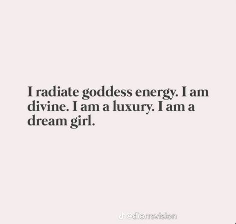 Light Feminine Energy Quotes, Dark Divine Feminine Affirmations, Soft Era Quotes, Dark And Light Feminine Energy, Celebrity Energy, I Radiate Goddess Energy, Light Feminine Energy, I Am Divine, Daglig Motivation