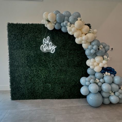 Oh baby, we’re in love! 💙🎀 This French-inspired grass wall backdrop we created with dreamy balloons and fresh florals is giving all the French vibes! Bienvenue bébé 🩵🤍💙 Ready to pop some glam into your event? Let’s make it fab! 🎉💕 #AZBachParty #azbacheloretteparty #PartyVibes #babyshowermagic #babyshower #frenchbabyshower #grasswall #grasswallbackdrop🌱 #frenchbabyshowerdecor Green Wall Backdrop, French Baby Shower, French Vibes, Grass Backdrops, Grass Wall Backdrop, Grass Wall, Ready To Pop, Blue Balloons, Wall Backdrops