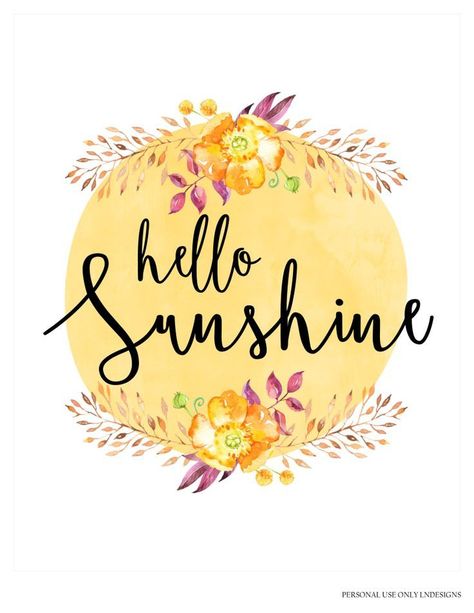 Hello Eighteen25 readers! I’m Christina from MyLoveNotedesigns back to share another printable. Here it is July and we are in summer mode here at our house! Nothing says summer like… SUNSHINE! I… More Summer Printables, Sunshine Quotes, Hello Sunshine, Happy Summer, Mellow Yellow, You Are My Sunshine, Hand Lettering, Good Morning, Typography