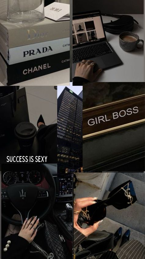 Be the vibe you want to attract All Things Black, Dark Feminine Energy, Vision Board Collage, Rich Women Lifestyle, Life Goals Future, Women Ceo, Vision Board Wallpaper, Career Vision Board, Dream Motivation