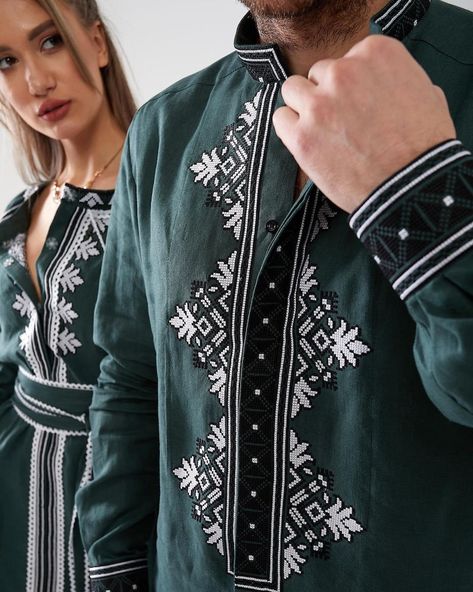 2024 Green Linen Shirt, Ukrainian Shirt for Men, Embroidered Shirt,men's Embroidered Traditional Vyshyvanka, Gift for Him, Gift for Husband - Etsy Ukrainian Shirt, 2024 Green, Green Linen Shirt, Stylish Men Wear, Gents Kurta Design, Gents Kurta, Men Kurta, Couple Set, Kurta Design