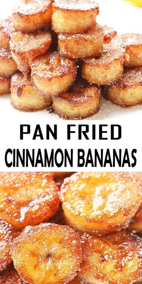 Fried Banana Recipes, Cinnamon Bananas, Wallpaper Food, Fried Bananas, Cinnamon Banana, Think Food, Banana Recipes, Deilig Mat, Fruit Recipes