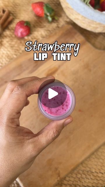 @nehadeepakshah on Instagram: "🍓Strawberry Lip Tint At Home !!! It will take you 5 mins only to make this. 1 Strawberry 1 tsp Grated Beetroot This should give you 1 tbsp Juice 1 tbsp total juice 2 tbsp Petroleum Jelly 1/2 tsp Coconut Oil You can add a Vitamin E capsule to this also Simply mix, refrigerate it for 10 mins & you can simply use this whenever 🌟 Vishesh Tippani - Just make sure the juice is fine & it has no pieces of fruit - Mix it really well until homogenous #StrawberryLipTint #Liptint #Homemade" How To Make Tint At Home, How To Make Lip Oil At Home, How To Make Lip Tint At Home, Vitamin E Capsules, Lip Gloss Homemade, Lip Tints, Fruit Mixes, Petroleum Jelly, Lip Stain