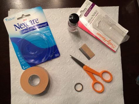 What you'll need.. Ring Too Big Hack, Make A Ring Smaller, Ring Holder Diy, Ring Size Adjuster, Hand Health, Diy Nail Polish, Fingernail Polish, Clear Nail Polish, How To Make Rings