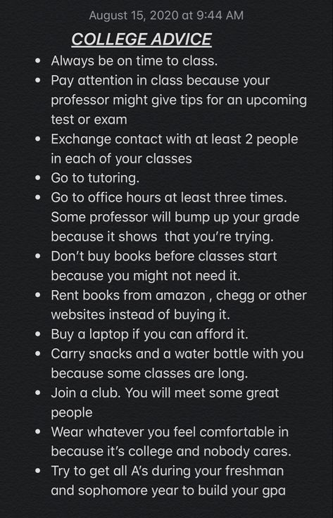 College To Do List Student, How To Prep For College, How To Get Through College, Things I Wish I Knew Before College, How To Do Good In College, Staying Healthy In College, College Life Tips, College Class Tips, Freshman College Tips