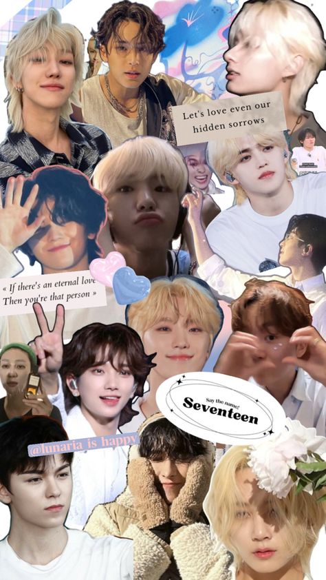 #seventeen #svt #collage #kpop #ot13 Svt Collage, Seventeen Collage, Svt Ot13, Seventeen Ot13, Seventeen Wallpapers, Eternal Love, Seventeen, Let It Be, Collage