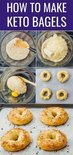 Fathead Dough Recipe, Using Almond Flour, Fathead Dough, Comidas Keto, Keto Bagels, Keto Diet Food List, Resep Diet, Keto Recipes Dinner, Low Carb Bread