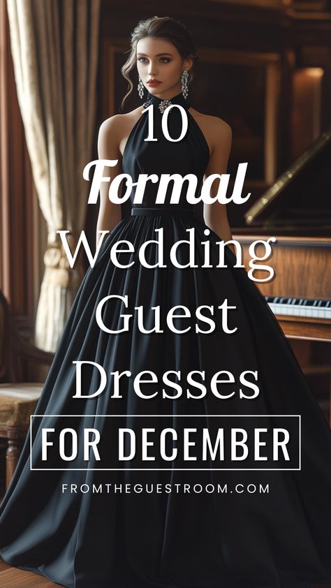 a woman wears a formal wedding guest dress for december Wedding Guess Dresses, Formal Winter Wedding Guest Outfit, Wedding Guest Dress Cold Weather, Wedding Guest Dress Cold, Plus Size Winter Wedding Guest Outfit, December Wedding Guest Outfit, Formal Wedding Guest Dress Winter, December Wedding Guest Outfits, Winter Wedding Guest Outfit Cold Formal