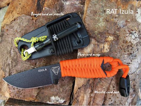 ESEE Izula I wrapped in Hi-Viz Orange Paracord Esee Izula, Prepping Ideas, Paracord Knife, Survival Gadgets, Shtf Survival, Paracord Ideas, Survival Knives, Zombie Survival, Survival Techniques