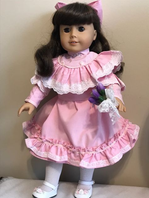 American Girl Pleasant Company Samantha Parkington Doll ... - Etsy Pleasant Company Samantha, Samantha Parkington Outfits, Samantha American Girl Doll, Samantha American Girl, American Girl Historical, Samantha Parkington, Kirsten Larson, Pleasant Company Dolls, American Girl Samantha